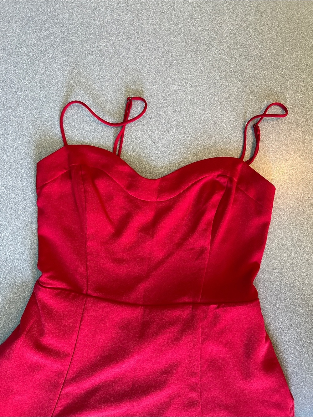 ABERCROMBIE & FITCH Red Mini Dress | Size S - Picture 3 of 10